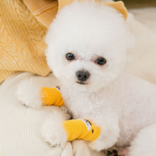 Load image into Gallery viewer, 4Pcs Pet Socks for Small Dogs Socks Non-slip Kitten Socks Winter Warm Puppy Socks Soft Cat Socks for Christmas Dog Supplies
