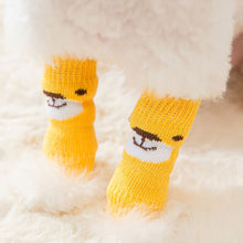 Load image into Gallery viewer, 4Pcs Pet Socks for Small Dogs Socks Non-slip Kitten Socks Winter Warm Puppy Socks Soft Cat Socks for Christmas Dog Supplies
