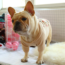 Load image into Gallery viewer, Autumn and Winter Pet Warm Sweater Puppy Dog Cat Soft Coat Shirt Jacket Teddy Bichon Pomeranian Schnauze Dog Clothes
