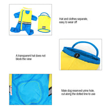 Load image into Gallery viewer, Pets Dog Clothes Dog Riancoat Jumpsuit Rain Coat for Dogs Pet Cloak Labrador Waterproof Golden Retriever Jacket
