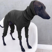 Load image into Gallery viewer, Solid Four-legged Rib Dog Clothes Turtleneck Pet Sweater for Whippet Italian Greyhound Winter Pullover Jumpsuit for Big Dogs
