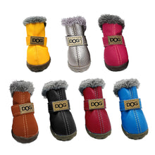 Load image into Gallery viewer, 4Pcs/Set Winter Pet Dog Shoes Warm Snow Boots Waterproof For Small Dogs Cotton Non Slip Pet Outdoor Supplies Botas Perro
