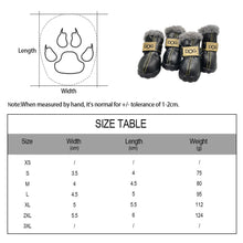 Load image into Gallery viewer, 4Pcs/Set Winter Pet Dog Shoes Warm Snow Boots Waterproof For Small Dogs Cotton Non Slip Pet Outdoor Supplies Botas Perro
