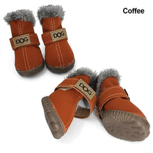 Load image into Gallery viewer, 4Pcs/Set Winter Pet Dog Shoes Warm Snow Boots Waterproof For Small Dogs Cotton Non Slip Pet Outdoor Supplies Botas Perro
