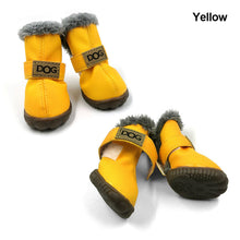 Load image into Gallery viewer, 4Pcs/Set Winter Pet Dog Shoes Warm Snow Boots Waterproof For Small Dogs Cotton Non Slip Pet Outdoor Supplies Botas Perro
