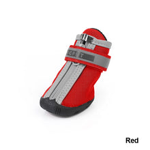 Load image into Gallery viewer, Four season Waterproof Pet Shoes for Small to Large Dog Oxford Bottom Reflective Bandages Pet Rain Boots Large Dog Shoes
