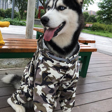 Load image into Gallery viewer, Pets Dog Clothes Dog Riancoat Jumpsuit Rain Coat for Dogs Pet Cloak Labrador Waterproof Golden Retriever Jacket
