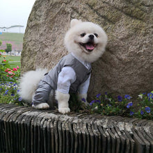 Load image into Gallery viewer, Pet Jumpsuit Outfit Party Costume Formal Gentleman Bowtie Tuxedo Pet Cat Dog Clothes Wedding Suit For Small Dog
