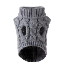 Load image into Gallery viewer, Winter Dog Clothes Chihuahua Soft Puppy Kitten Kitten High Collar Solid Color Design Sweater Fashion Clothing for Pet Dogs Cats
