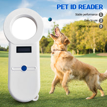 Load image into Gallery viewer, 134.2KHz OLED Display Pet ID Reader Animal Chip Digital Scanner Microchip Handheld Identification FDX-B Format for Cat Dog
