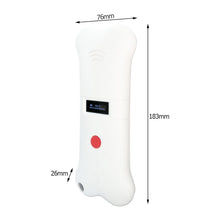 Load image into Gallery viewer, H01-5 OLED Display Screen 134.2KHz Animal Chip Pet Chip Scanner Handheld Reader Animal Identification Animal Chip Scanner
