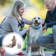 Load image into Gallery viewer, Pet Cat Dog ID Tag for Dogs Cats Anti Lost Name Address Label Identity Tube Collar Pet ID Pendant for Collar
