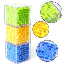 Load image into Gallery viewer, 3D Cube Puzzle Maze Toy Hand Game Balance Educational Toys for Children Case Box Fun Brain Game Challenge Decompression Toys
