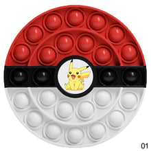 Load image into Gallery viewer, Pop It Pokemon Pikachu Charizard Fidget Toys Cartoon Push Bubble Stress Relief Toys Squeeze Toys
