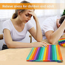 Load image into Gallery viewer, Large Square Round Pop It Toy Fidget Toys Push Bubble Stress Relief Toys Squeeze Toys
