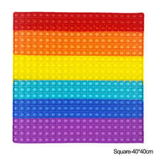 Load image into Gallery viewer, Large Square Round Pop It Toy Fidget Toys Push Bubble Stress Relief Toys Squeeze Toys
