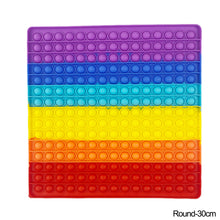 Load image into Gallery viewer, Large Square Round Pop It Toy Fidget Toys Push Bubble Stress Relief Toys Squeeze Toys
