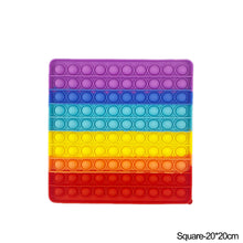 Load image into Gallery viewer, Large Square Round Pop It Toy Fidget Toys Push Bubble Stress Relief Toys Squeeze Toys
