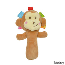 Load image into Gallery viewer, Baby Cartoon Animal Plush Rattle Toys Mobile Bell Toy Infant Toddler Early Educational Toys 0-12M
