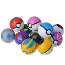 Load image into Gallery viewer, 12pcs/set Pocket Monster Balls with Pikachu Action Figurine Pokemon Game Poke Ball Model Charmander Anime Figure Dolls Toy For Children Gift

