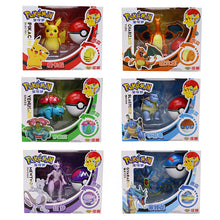 Load image into Gallery viewer, Pokemon Toy Set Pocket Monster Pikachu Transformation Toys Charmander Lunala Scroll Action Figure Anime Model Children's Toys
