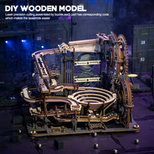 Load image into Gallery viewer, Rocktime ROKR Marble Run Set DIY Wooden Model Building Block Kits Assembly Toy Gift for Children Adult
