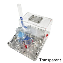 Load image into Gallery viewer, T Design DIY Acryl Flat 3D Ant Farm Ant Nest with Feeding Area Ant House Insect Villa Pet Anthill Workshop with Moisturizing Water Tower 12*15*7.5cm
