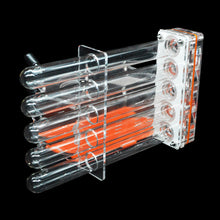 Load image into Gallery viewer, DIY Acrylic Ant Farm with Feeding Area Ant Nest Ants House 5 Plaster Tubes Insect Villa Gypsum Test Tube Nest Pet Anthill Workshop 13.5*12*12.5CM
