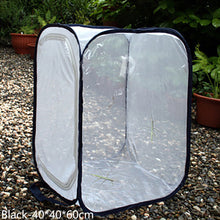 Load image into Gallery viewer, Butterfly Cage Black Insect Habitat Popup Collapsible Insect Mesh Cage Insect Proof Plant Greenhouse Box Mantis Stick Foldable Pop-up Insect Breeding Box
