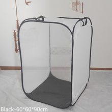 Load image into Gallery viewer, Butterfly Cage Black Insect Habitat Popup Collapsible Insect Mesh Cage Insect Proof Plant Greenhouse Box Mantis Stick Foldable Pop-up Insect Breeding Box
