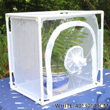 Load image into Gallery viewer, Butterfly Cage Insect Habitat Popup Collapsible Butterfly Mesh Cage Plant Greenhouse Box Insects Incubator Breeding Zipper Plant Animal Tent for Outdoor
