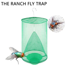 Load image into Gallery viewer, Ranch Fly Trap Reusable Fly Catcher Pest Killer Cage Hanging Fly Cage Insect Mesh Net Trap Bug Catcher for Indoor or Outdoor Family Farms Restaurants
