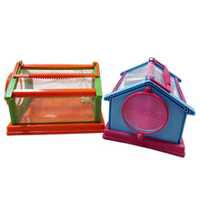 Load image into Gallery viewer, Portable Insect Butterfly Habitat Cage Terrarium Foldable Outdoor Insect Breeding Box Outdoor Bug Viewer Breathable Comfortable Pet Garden Science Educational Toys
