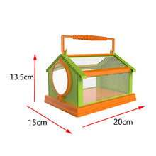 Load image into Gallery viewer, Portable Insect Butterfly Habitat Cage Terrarium Foldable Outdoor Insect Breeding Box Outdoor Bug Viewer Breathable Comfortable Pet Garden Science Educational Toys
