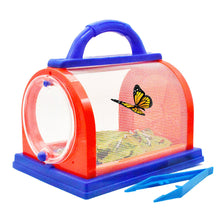 Load image into Gallery viewer, Portable Insect Box Butterfly Habitat Cage Children Observation Foldable Outdoor Insect Watching Experiment Boxes Bug Viewer Science Educational Toys
