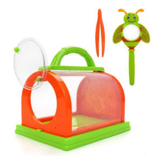 Load image into Gallery viewer, Portable Insect Box Butterfly Habitat Cage Children Observation Foldable Outdoor Insect Watching Experiment Boxes Bug Viewer Science Educational Toys
