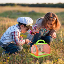 Load image into Gallery viewer, Portable Insect Box Butterfly Habitat Cage Children Observation Foldable Outdoor Insect Watching Experiment Boxes Bug Viewer Science Educational Toys
