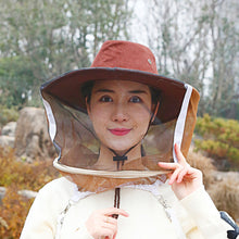 Load image into Gallery viewer, 1pcs Beekeeping Cowboy Hat Anti Bee Hat Protective Beekeeper Cap Face Protector Mosquito Bee Insect Net Veil Comfortable Design Beekeeping Protection Equipments
