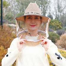 Load image into Gallery viewer, 1pcs Beekeeping Cowboy Hat Anti Bee Hat Protective Beekeeper Cap Face Protector Mosquito Bee Insect Net Veil Comfortable Design Beekeeping Protection Equipments
