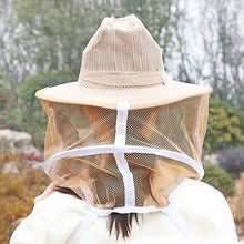 Load image into Gallery viewer, 1pcs Beekeeping Cowboy Hat Anti Bee Hat Protective Beekeeper Cap Face Protector Mosquito Bee Insect Net Veil Comfortable Design Beekeeping Protection Equipments
