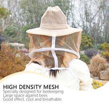 Load image into Gallery viewer, 1pcs Beekeeping Cowboy Hat Anti Bee Hat Protective Beekeeper Cap Face Protector Mosquito Bee Insect Net Veil Comfortable Design Beekeeping Protection Equipments
