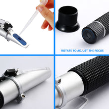 Load image into Gallery viewer, Bee Tools Honey Refractometer Brix 58-90% (Sugar Content) Beekeeping Refractometer Handheld Portable Honey Concentration Meter Honey Moisture Tester with ATC
