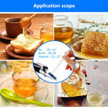 Load image into Gallery viewer, Bee Tools Honey Refractometer Brix 58-90% (Sugar Content) Beekeeping Refractometer Handheld Portable Honey Concentration Meter Honey Moisture Tester with ATC
