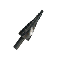 Load image into Gallery viewer, 3Pcs/Set 4-12mm 4-20mm 4-32mm HSS Cobalt Step Stepped Drill Bit Set Triangle Shank Hole Nitrogen High Speed Steel Spiral for Metal Cone Cutter Core Metal Drilling
