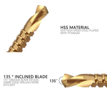 Load image into Gallery viewer, 6Pcs 4-12/20/32mm HSS Steel Titanium Step Drill Bit and Drill Bit-Milling Cutter Metal Hole Cutter Wood Cone Core Drilling Hole Saw Tool+3,6,8 Saw Drill
