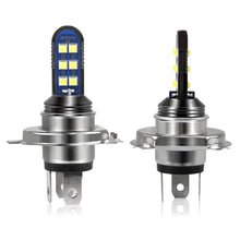 Load image into Gallery viewer, Motorcycle 12V 12 SMD HeadLight Bulbs H4 BA20D PX15D LED Hi Lo H6 BA20D Head Light Lamp
