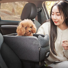 Load image into Gallery viewer, Portable Pet Dog Car Seat Central Control Dog Seat Carrier Non-slip Safe Car Armrest Box Booster Kennel Bed For Small Dog Cat Travel
