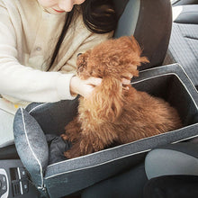 Load image into Gallery viewer, Portable Pet Dog Car Seat Central Control Dog Seat Carrier Non-slip Safe Car Armrest Box Booster Kennel Bed For Small Dog Cat Travel

