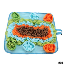 Load image into Gallery viewer, Pet Dog Snuffle Mat Pet Sniffing Training Blanket Detachable Fleece Pads Dog Mat Relieve Stress Nosework Puzzle Toy Pet Nose Pad
