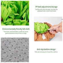 Load image into Gallery viewer, 48x48cm Dog Snuffle Mat Pet Leak Food Anti Choking Cat Dog Training Blanket Nose Work Toy Pet Slowing Feeding IQ Training Sniffing Mat
